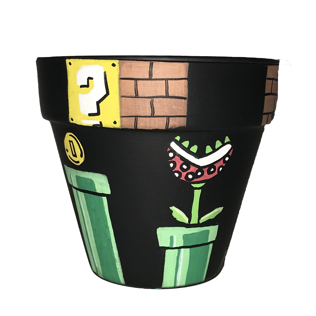 Super Mario Bros Flower Pot