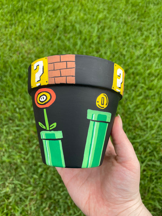 Super Mario Bros Flower Pot