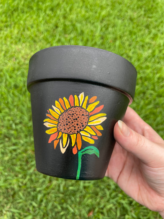 Sunflower Pot